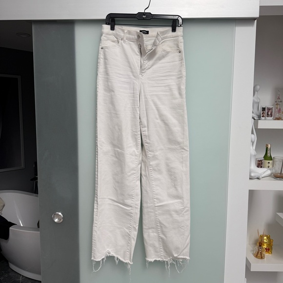 Express White Flare Women's Jeans - 8L - Picture 1 of 3